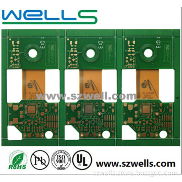 4 Layer Rigid-Flex PCB, Immersion Gold Finishing